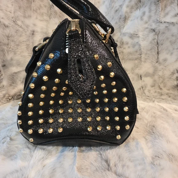 LIMITED EDITION Burberry Prorsum Blaze Studded Bowling Bag Satchel - Picture 4 of 16